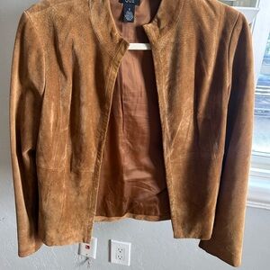 Vintage brown/tan leather jacket